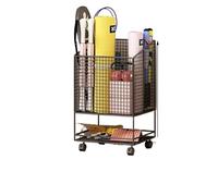 GMGQJST Tapis Yoga Support Panier de Rangement for Tapis de Yoga avec haltères et roulettes for équipement de Fitness et de Sport Domestique(Black-60cm)