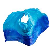 GMGQJST Voile Danse Orientale Voiles de soie for le ventre Châles teints à la main Écharpe Costumes Accessoires(Color 1-YE,M- 250X114cm)