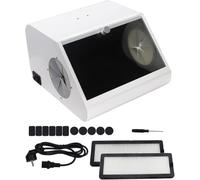 GmhXylophyte BoîTe De Sablage Et Anti-PoussièRe, BoîTe De Polissage Et De Meulage Dentaire, avec Source De LumièRe LED Et SystèMe De Filtre, pour Le Sablage Rodage