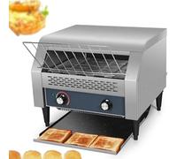 GmhXylophyte Grille-Pain à Convoyeur Professionnel, Grille 150/300/450 Tranches par Heure, pour Les Restaurants, Acier Inoxydable avec Double Tube Chauffant F350Type