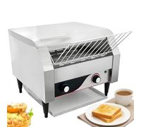 GmhXylophyte Grille-Pain Industriel Robuste en Acier Inoxydable, Grille Pain Toaster Convoyeur Professionnel Acier Inoxydable, pour Croissant, Restaurant, CaféS B300Type
