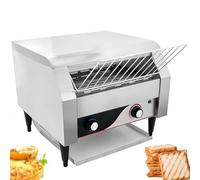 GmhXylophyte Grille-Pain Professionnel, Grille-Pain à Convoyeur, Grille-Pain Robuste De pour Restaurants, Acier Inoxydable, avec Double Tube Chauffant, pour Croissant C450Type