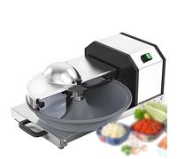 GmhXylophyte Hachoir à LéGumes, Robot Culinaire Multifonction, Capacité du Bac d'alimentation 5 L, avec Lame IncurvéE en S, Vitesse du Bac d'alimentation 30 TR/Min