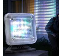 GmhXylophyte Lampe LED Simulateur TV - LumièRe Anti-Effraction Et Dissuasion De Vol avec 4 Modes, Minuterie Et Capteur - Se Distingue De L'éClairage Statique Conventionnel A12LED