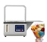 GmhXylophyte Machine De Cerclage Automatique, Cercleuse à Ruban Conviviale, avec Comptage Et Indication De DéFaut, pour Attacher des LéGumes Frais De Supermarché A