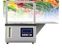 GmhXylophyte Machine De Cerclage Automatique, Cercleuse à Ruban Conviviale pour Les Besoins d'emballage Quotidiens, SéCurise Les Paquets De Produits Frais D