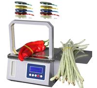 GmhXylophyte Machine De Cerclage Automatique, Cercleuse Facile à Utiliser pour Les Besoins d'emballage Quotidiens, pour Les SupermarchéS, Les Restaurants, Les Bureaux B