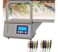 GmhXylophyte Machine De Cerclage Automatique, Cercleuse Facile à Utiliser pour Les Besoins d'emballage Quotidiens, pour Les SupermarchéS, Les Restaurants, Les Bureaux D
