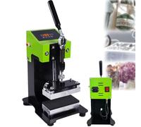 GmhXylophyte Mini Presse à Chaud à Colophane Efficace, Presse à Chaud Manuelle Efficace, Machine D'Estampage à Chaud, Compacte Et LéGèRe, pour Fleurs Et Plantes