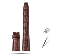 GMJGCIRVC 20mm 21mm 22mm Cowhide Leather Watch Band Replacement for Porotfino Family PILOT'S Watches Strap Folding Buckle