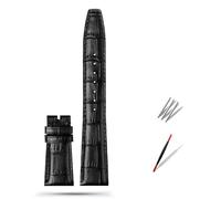 GMJGCIRVC 20mm 21mm 22mm Cowhide Leather Watch Band Replacement for Porotfino Family PILOT'S Watches Strap Folding Buckle