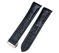 GMJGCIRVC 21 mm 22 mm extrémité incurvée Bleu Red tissu haute densité Nylon Rubber Watch Band 19 mm 20 mm For Omega 300 Planet Ocean AT150 STRAP