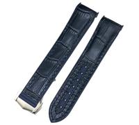 GMJGCIRVC 21 mm 22 mm extrémité incurvée Bleu Red tissu haute densité Nylon Rubber Watch Band 19 mm 20 mm For Omega 300 Planet Ocean AT150 STRAP