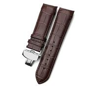 GMJGCIRVC 22mm 23mm 24mm Curved End Watchband fit for T035617 Cowhide Watch Strap Clasp Bracelets Men
