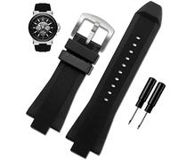 GMJGCIRVC 29x13mm Silicone rubber Concave convex Watch Strap For Michael Kors MK9019 MK8295 MK8492 MK9020 MK9020