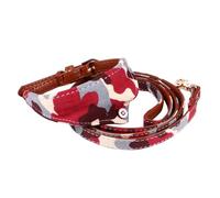 GMJGCIRVC 2pcs Camouflage Pet Collar avec corde de traction Design léger pour les chats et les chiens pour une utilisation en plein air et une robe festive