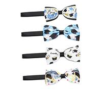GMJGCIRVC 4pcs Graduation Pet Bow Livins Lightweight Dog and Cat Colliers de fête durable Accessoires sur le thème créatif pour animaux de compagnie Conception de ruban doux