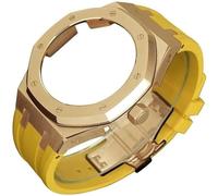 GMJGCIRVC 4rd Gen Mod Kit For GA2100 GA-2100 GA2110 Metal Watch Case Fluorine Rubber Strap Stainless Steel Bezel Sport Watchband