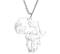 GMJGCIRVC Accessoires de collier girafe pour femme, dessin animé, breloque, bijoux, pendentif animal mignon, chaîne simple