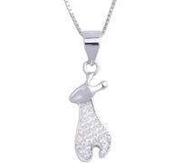 GMJGCIRVC Accessoires de collier girafe pour femme, dessin animé, breloque, bijoux, pendentif animal mignon, chaîne simple