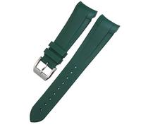 GMJGCIRVC Band de montre en caoutchouc à extrémité incurvée 22 mm 20 mm pour Tudor Black Bay 41 mm pelagos 42 mm 1958 Blue Sports Watch Strap