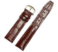 GMJGCIRVC Band de montre en cuir compatible pour les sangles de remplacement IWC Texture d'alligator classique 20 mm 21 mm 22 mm pour IWC Big Pilot Spitfire Gun IW5009 IW3777 RIVETS COWHIDE STRAP