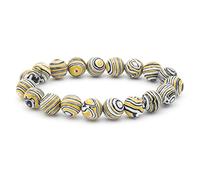 GMJGCIRVC Bracelets de perles pour femmes, bracelet en pierre de 10 mm