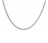 GMJGCIRVC Chaîne de corde 4 mm Unisexe Party Mariage Collier Collier Collier