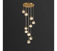 GMJGCIRVC Chandelier en crisstal LED G9 Luxury moderne - coucher de coucher de chambre à manger à la gamme de salon de salon décoratif lampe à la maison intérieure