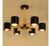 GMJGCIRVC Chandelier massif en fer forgé moderne E27 compatible avec la chambre à coucher de cuisine chambre à coucher personnalité du restaurant de la personnalité, Crystal Flush Mount