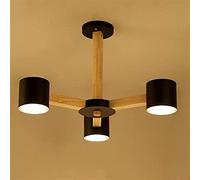 GMJGCIRVC Chandelier massif en fer forgé moderne E27 compatible avec la chambre à coucher de cuisine chambre à coucher personnalité du restaurant de la personnalité, Crystal Flush Mount