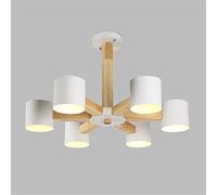 GMJGCIRVC Chandelier massif en fer forgé moderne E27 compatible avec la chambre à coucher de cuisine chambre à coucher personnalité du restaurant de la personnalité, Crystal Flush Mount