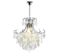 GMJGCIRVC Chandelier moderne, plafonnier plafonnier chrome - décoration légère créativité chambre lustre chaud romantique moderne simple chambre principale suspension suspension