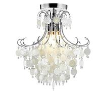 GMJGCIRVC Chandelier moderne, plafonnier plafonnier chrome - décoration légère créativité chambre lustre chaud romantique moderne simple chambre principale suspension suspension