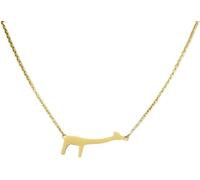 GMJGCIRVC Collier accessoires Girafe pour femmes, filles dessinées, charme, bijoux, pendentif animal mignon, chaîne simple