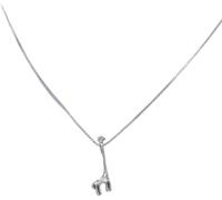 GMJGCIRVC Collier accessoires Girafe pour femmes, filles dessinées, charme, bijoux, pendentif animal mignon, chaîne simple