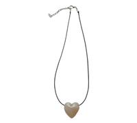 GMJGCIRVC collier ajusté de coeur réglable pendentif coloré de collier de collier