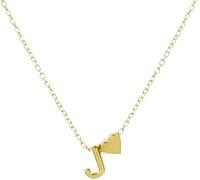 GMJGCIRVC Collier AZ Capital Initial et Heart Pendant Collier Femme Collier Tiny Bijoux pour filles Bijoux Duation Bijoux d'anniversaire de Noël