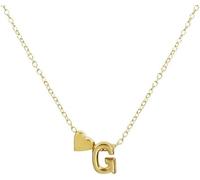 GMJGCIRVC Collier AZ Capital Initial et Heart Pendant Collier Femme Collier Tiny Bijoux pour filles Bijoux Duation Bijoux d'anniversaire de Noël