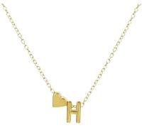GMJGCIRVC Collier AZ Capital Initial et Heart Pendant Collier Femme Collier Tiny Bijoux pour filles Bijoux Duation Bijoux d'anniversaire de Noël