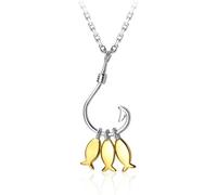 GMJGCIRVC Collier chaîne pour femme, en argent sterling élégant, pendentif mignon, délicat et tendance, chaîne délicate, cadeau délicat, cadeau pour elle, filles, couples