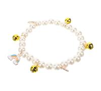 GMJGCIRVC Collier de cou de chat élégant avec perles de perle artificielle chaton et petit collier pour animaux de compagnie pour festival et fête