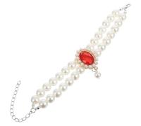 GMJGCIRVC Collier de perles double couche réglable pour chats et chiens, collier doux et confortable avec des accents de perles élégants, réutilisable, élégant accessoire pour animal de compagnie pour