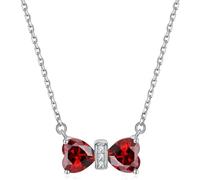 GMJGCIRVC Collier Femme Collier Bow Pendant Cumbic Zirconia Douze constellations Bijoux de pierre de naissance pour filles bijoux