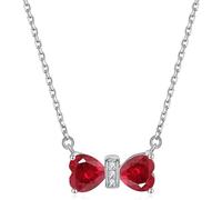 GMJGCIRVC Collier Femme Collier Bow Pendant Cumbic Zirconia Douze constellations Bijoux de pierre de naissance pour filles bijoux