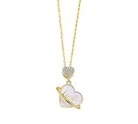 GMJGCIRVC Collier Love Clavicule Chaîne Luxury Luxury Femme Pendentif Charme Unique pour copine Les dames bijoux