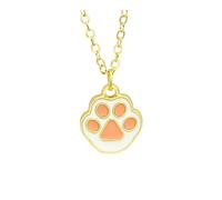GMJGCIRVC Collier pour femmes et hommes, argent sterling 925 patte d'animal patte de chat patte de chien collier ras du cou pendentif empreintes de pas, collier de patte pour femmes, breloques
