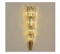 GMJGCIRVC Crystal LED Mall Lampe Mount Parlour Chambre de salle de bain lumières de salle de bain Home Decoration Crystal Mur Mince Light