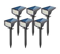 GMJGCIRVC Éclairage de jardin extérieur étanche à projecteurs solaires pour les lumières du paysage