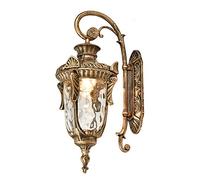 GMJGCIRVC Éclairage de lampe murale Aluminium Aluminium Amélioration de la lumière extérieure Idyllique Villa Villa Décoration Balcon Rouille LED VERRE LED LANTER